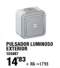 Oferta de Pulsador Luminoso Exterior por 14,83€ en ferrOkey