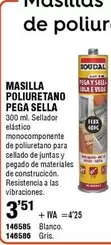Oferta de Soudal - Masilla Poliuretano Pega Sella por 3,51€ en ferrOkey