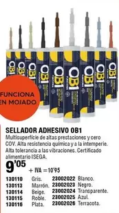 Oferta de Funciona - Sellador Adhesivo OB 1 por 9,05€ en ferrOkey