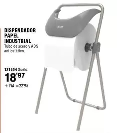 Oferta de Dispensador Papel Industrial por 18,97€ en ferrOkey