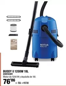 Oferta de Nilfisk - Buddy II 1200W 18L por 76,86€ en ferrOkey