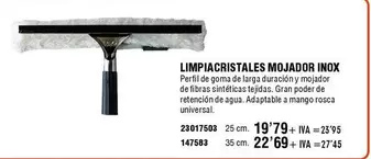 Oferta de Limpiacristales Mojador Inox por 19,79€ en ferrOkey