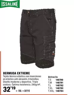 Oferta de Bermuda Extreme por 32,19€ en ferrOkey