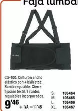 Oferta de Total - Faja Lumbar Rotair por 9,46€ en ferrOkey