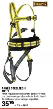 Oferta de Arnes Steelterc-1 por 35,95€ en ferrOkey
