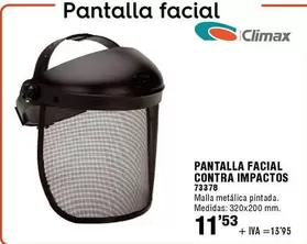 Oferta de Climax - Pantallas Facial Contra Impactos por 13,95€ en ferrOkey