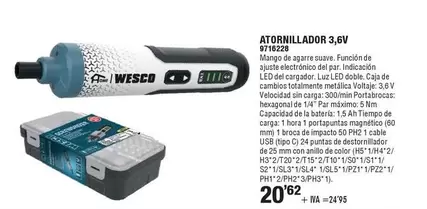 Oferta de Mango - Atornillador por 20,62€ en YMÁS