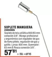 Oferta de Mango - Soplete Manguera 2300300305 por 57,81€ en YMÁS