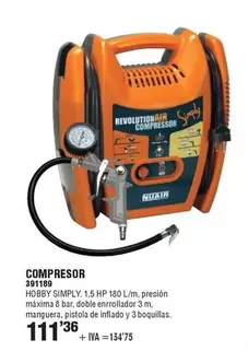 Oferta de Simply - Compresor por 111,36€ en YMÁS