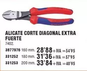 Oferta de Fuentes - Alicate Corte Diagonal Extra Fuerte por 28,88€ en YMÁS