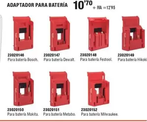 Oferta de Adaptador Para Batería 10.7 por 10,7€ en YMÁS