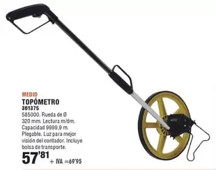 Oferta de Rueda - Topómetro por 57,81€ en YMÁS