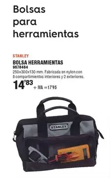 Oferta de Stanley - Bolsas Para Herramientas por 14,83€ en YMÁS