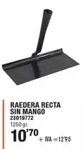 Oferta de Raedera Recta Sin Mango por 10,7€ en YMÁS
