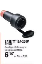 Oferta de Base Tt 16a-250v 017632 por 6,57€ en YMÁS