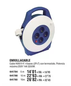 Oferta de Enrollacable en YMÁS