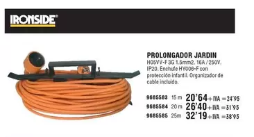 Oferta de Ironside - Prolongador Jardín en YMÁS