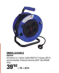 Oferta de Enrollacable por 39,92€ en YMÁS
