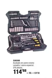 Oferta de Acabado En Acero Cromo Vanadio por 114,88€ en YMÁS