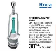 Oferta de Roca - Descarga Simple 561244 por 30,54€ en YMÁS
