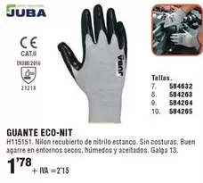 Oferta de Guante Eco-Nit por 1,78€ en YMÁS