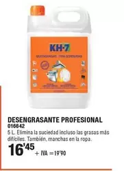 Oferta de KH 7 - Desengrasante Profesional por 16,45€ en YMÁS