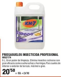 Oferta de KH7 - Friegasuelos Insecticida Profesional por 20,58€ en YMÁS