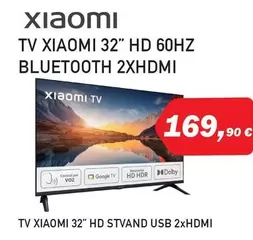 Oferta de Xiaomi - Tv 32" HD 60Hz Bluetooth 2xhdmi por 169,9€ en Microsshop