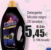 Oferta de Micolor - Detergente por 5,45€ en Froiz
