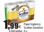 Oferta de Scottex - Papel Higiénico por 1,99€ en Froiz