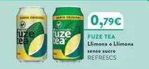 Oferta de Fuze Tea - Llimona O Llimona Sense Sucre por 0,79€ en Plusfresc