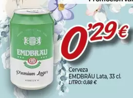 Oferta de Emdbrau - Cerveza  por 0,29€ en Alsara Supermercados