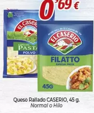Oferta de El Caserío - Queso Rallado por 0,69€ en Alsara Supermercados