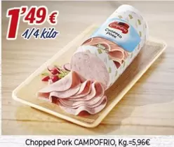 Oferta de Campofrío - Chopped Pork por 1,49€ en Alsara Supermercados