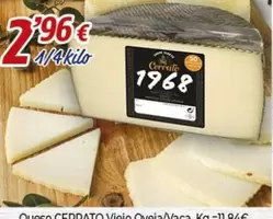 Oferta de Cerrato - Queso Viejo por 2,96€ en Alsara Supermercados