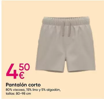 Oferta de Pantalón Corto por 4,5€ en Pepco