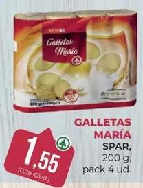 Oferta de Spar - Galletas María por 1,55€ en SPAR Gran Canaria