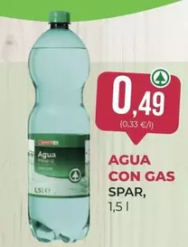 Oferta de Spar - Agua Con Gas por 0,49€ en SPAR Gran Canaria
