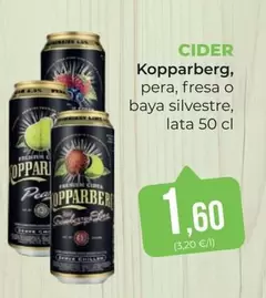 Oferta de Kopparberg - Cider por 1,6€ en SPAR Gran Canaria