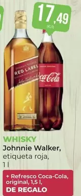 Oferta de Johnnie Walker - Whisky por 17,49€ en SPAR Gran Canaria