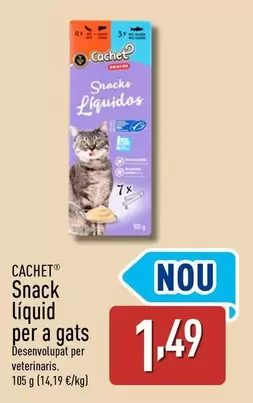Oferta de Cachet - Snack Liquid Per A Gats por 1,49€ en ALDI