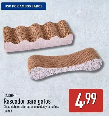 Oferta de Cachet - Rascador Para Gatos por 4,99€ en ALDI
