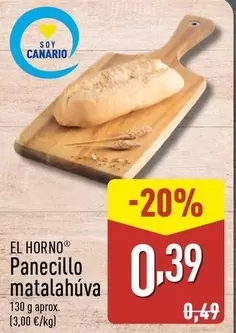 Oferta de El Horno - Panecillo Matalahuva por 0,39€ en ALDI
