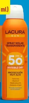 Oferta de Lacura Sun - Spray Solar Transparente  por 5,99€ en ALDI