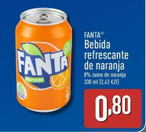 Oferta de Fanta - Bebida Refrescante De Naranja por 0,8€ en ALDI