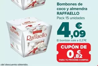 Oferta de Raffaello - Bombones De Coco Y Almendra por 4,09€ en Carrefour