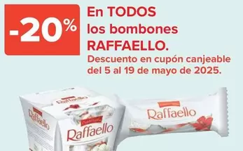 Oferta de Raffaello - En Todos Los Bombones en Carrefour