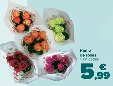 Oferta de Ramo De Rosas por 5,99€ en Carrefour