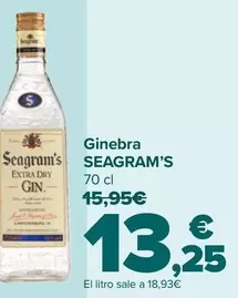 Oferta de Seagram's - Ginebra por 13,25€ en Carrefour