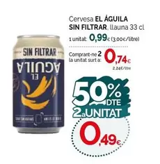 Oferta de El Águila - Cervesa Sin Filtrar por 0,99€ en Condis
